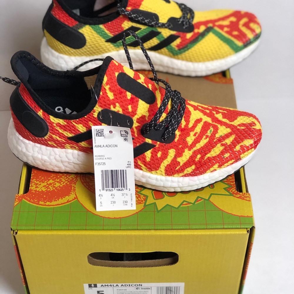 Adidas Fresh Produce Sneakers - Red and Yellow